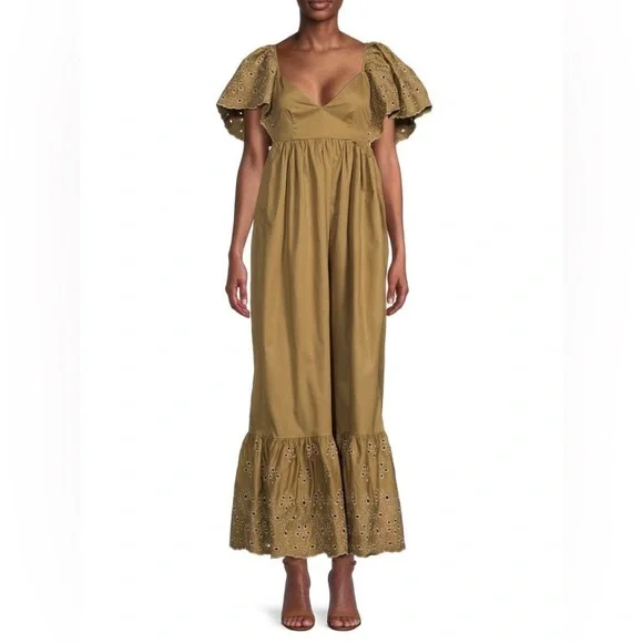 En Saison | Dresses | En Saisonbarnette Eyelet Maxi Dress New | Poshmark